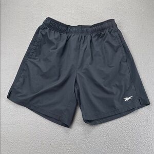 Reebok Black Athletic Shorts Men’s Large Workout Training Gym Lightweight